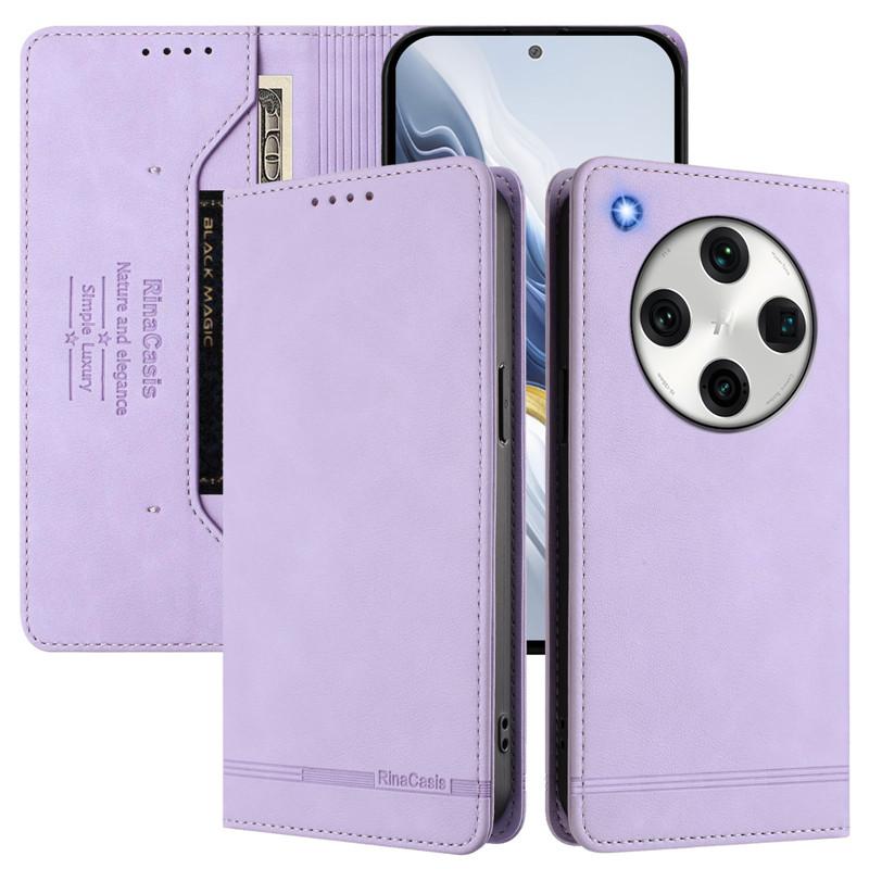 Leder Retro Diebstahlsichere Brieftasche Flip Case Für OPPO Find X8 X8S X7 Ultra X6 Pro X5 X3 Lite 5G Handyhülle Magnetverschluss Kartenfach