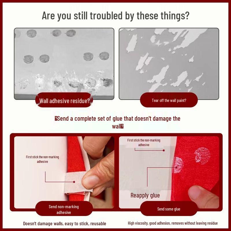 Double Happiness Wedding Stair Handrail Decor Set for Living Room & Bedroom