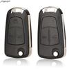 Jingyuqin Flip 2/3 Buttons Remote Car Key Shell Blank For OPEL Astra H Corsa D Vectra C Zafira Uncut Blade Replacement Case