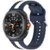 Two-tone Silicone Strap for Samsung Galaxy Watch 8 44mm 40mm Original Bracelet Belt Correa for Galaxy Watch 8 Classic 46mm Band