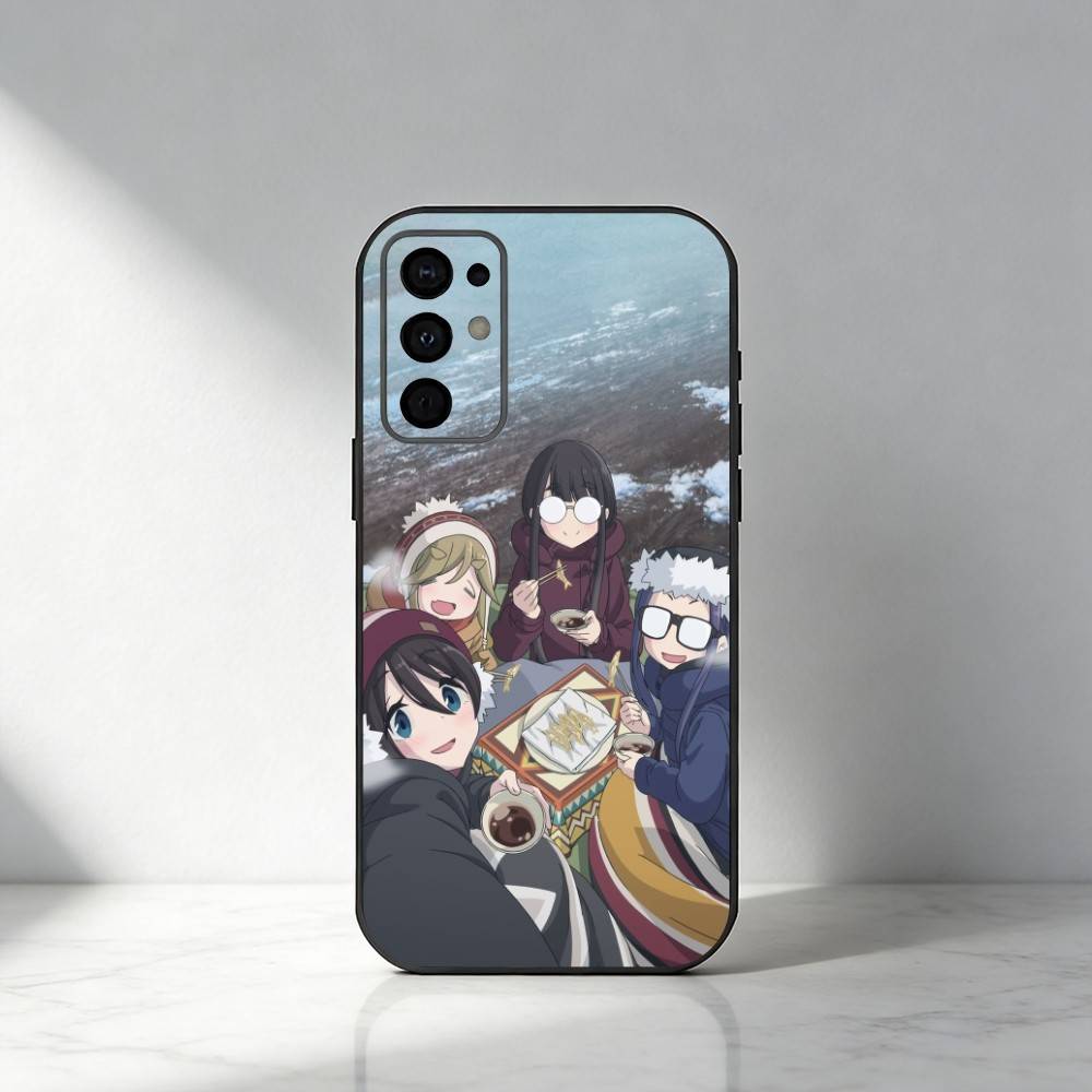 L-Laid-Back C-Camp  Phone Case For Samsung S25,S24,S21,S22,S23,S30,Ultra,S20,Plus,Fe,Note,5G Black Cover