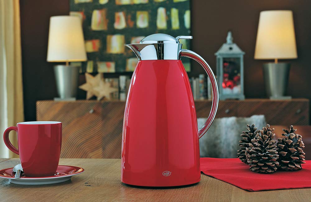 Alfi Stainless Steel Tabletop Pot Gusto Italian Red ITR [Genuine Product] 1.0L AFTF-1000S