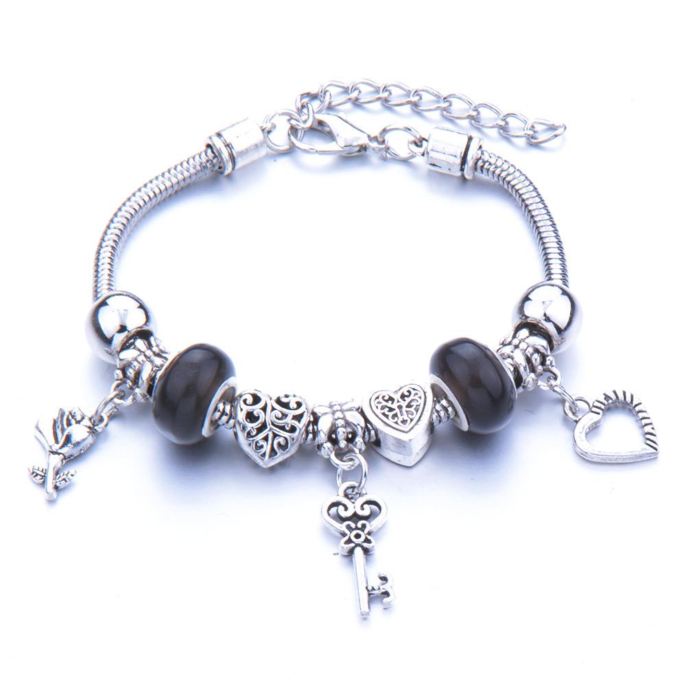 Süßes Haustier-Thema Tieranhänger Armband mit Zinklegierung Hummerverschluss Modeschmuck