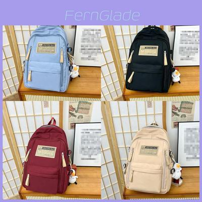 Nylon Schulrucksack mit großer Kapazität, unisex, mit gepolsterten Trägern für den täglichen Gebrauch