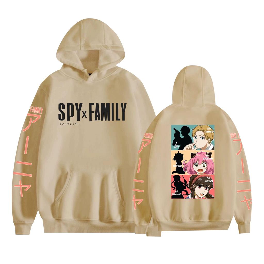 Hot Spy X Family Anime Funny Hoodie Hip Hop Graphic Sweatshirts Streetwear Harajuku Tracksuit