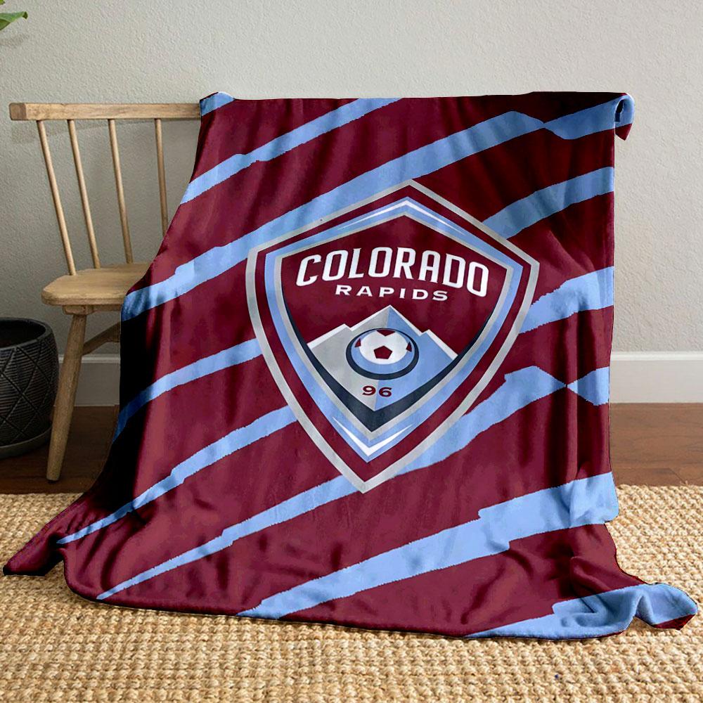 Colorado Rapids Logo Blanket Print Blanket Soft and Cozy Perfect for the Living Room Bed Sofa or a Nap,gift