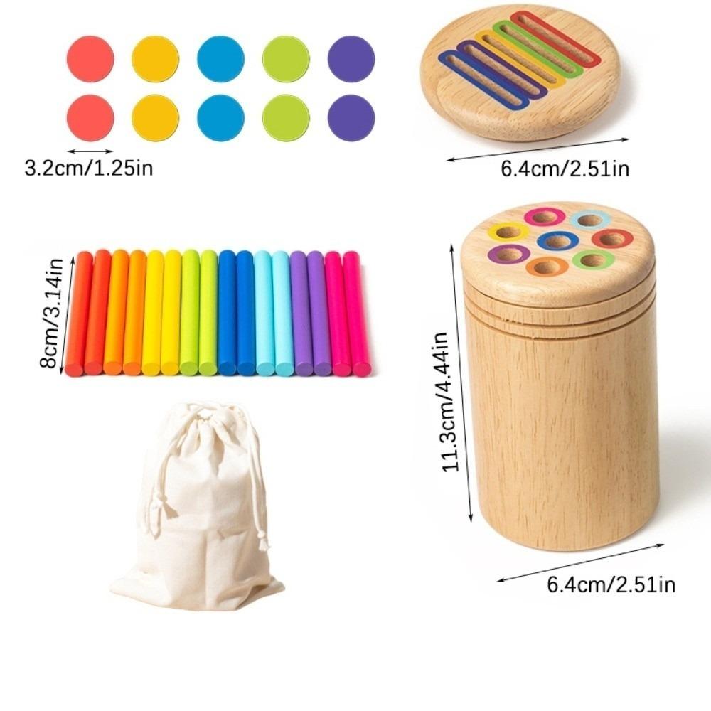 Montessori Shape Matching Toys Early Educational Puzzle Game Toy Color Sorting Toys Family цветной