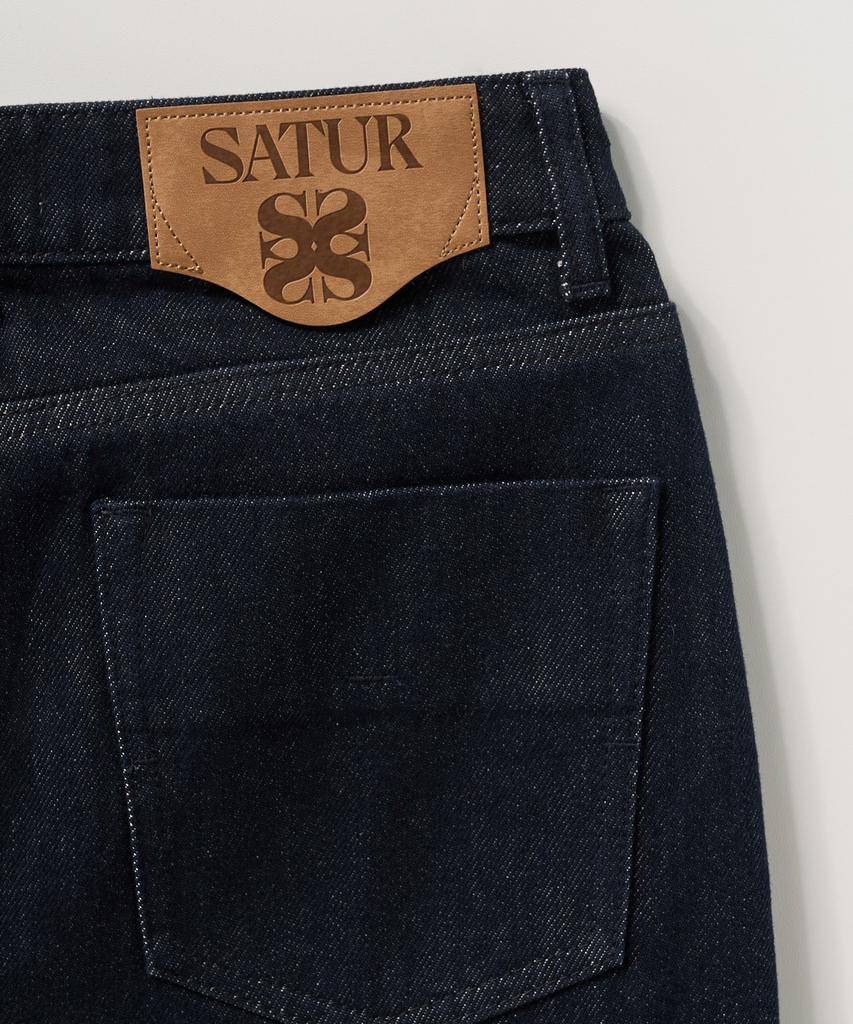 Seteo (W) Maradi Denim Midi Skirt Indigo Blue