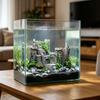 Fish Decorations For Tank Resin Vintage Betta Cave Castle Fish Tank Accessories Decorations For Saltwater Freshwater Home Indoor