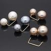 3/6Pcs Double Pearl Brooch Pins Anti-fade Exquisite Elegant Brooches for Women Sweater Cardigan Clip Coat Summer Dress Jewelry