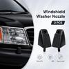 Washer Nozzle Replacement Pair 85044-60060 for Headlight Cleaning System Repair, Plastic Left and Right Parts for Daily Upkeep and Service