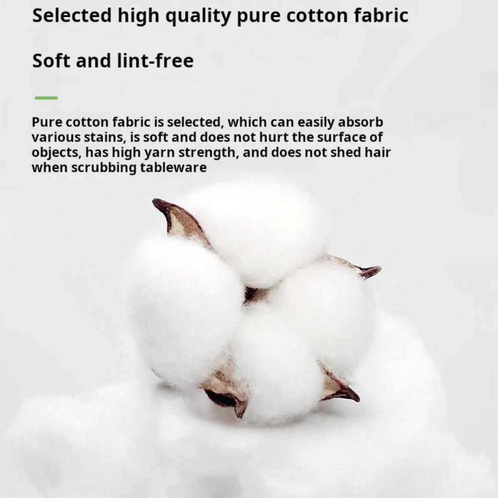 4pieces of Pure Cotton Waffle-pattern Face Towels, Dish Cloths, Tea Towels, Tablecloths, with Strong Water Absorption Capability