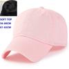 Soft Top Cotton Men Women Oversize XXL Baseball Caps Adjustable Dad Hat for Big Heads 57-65cm Extra Large Low Profile Golf Hats