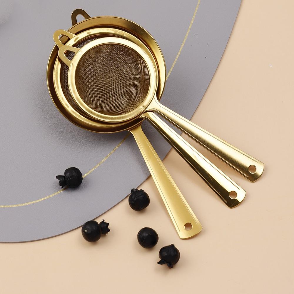 Easy to Clean Fine Mesh Strainer Stainless Steel Tea Strainer New Cocktail Sieve  for Kitchen