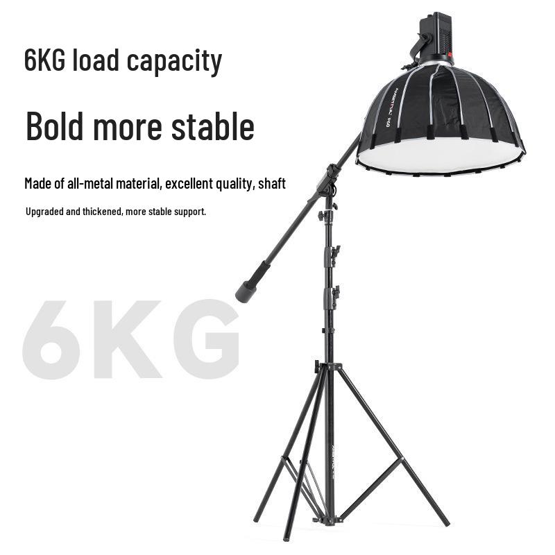 8AMBITFUL Zhijie MF02 Photography Light Stand with Crossbar & Magic Arm
