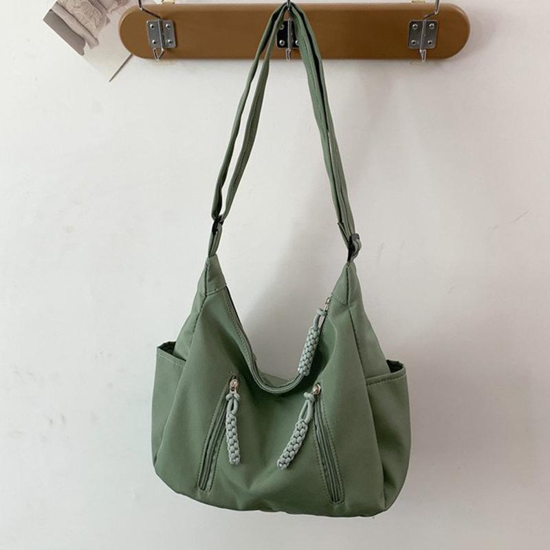 

Сумка большой вместимости Повседневная сумка-тоут Модная одноплечевая сумка кроссбоди зелёный