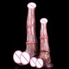 Realistic Horse Dildo Huge Long Dildo for Anal Stimulation G-Spot Penis Rooster with Sucker Sex Toys Anal Plug Adult Masturbator