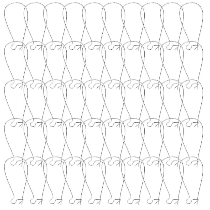 

50Pieces Portable Earring Hooks Ear Wire Allergy Resistant Ear Wires Unique Ear Hooks Suitable For Sensitive Skin 1