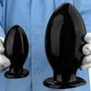Black PVC Dildo Simulated Penis Anal Plug Fisting Sex Toy Strap On Cock Big Dick Masturbator Realistic Cock