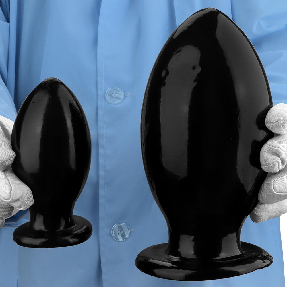 Black PVC Dildo Simulated Penis Anal Plug Fisting Sex Toy Strap On Cock Big Dick Masturbator Realistic Cock