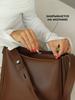 Sac fourre-tout rétro grande capacité pour femme 2025: Sac à main seau tendance pour les trajets domicile-travail