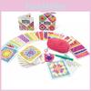 Colorido e Criativo O Conjunto de Cartões Granny Square Apresentando 50 Designs Tricotados Únicos