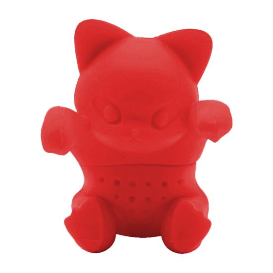 Yousheng Silicone Tea Infuser Cat Shaped Strainer Loose Leaf Tea Brewer Cute Cartoon Tea Filter for Home Office
