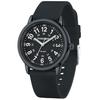 PINDOWS Women's Silicone Band Analog Quartz Watch - Suitable for Young People and Students - Highly Visible, Waterproof, Unisex Watch with Luminous Di