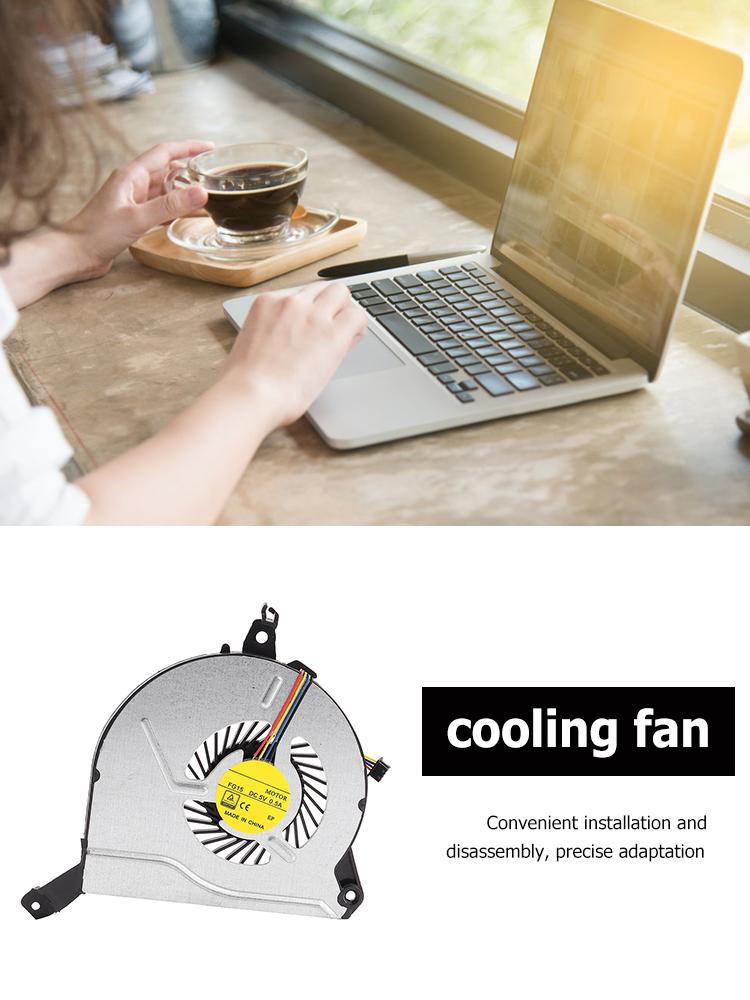 Notebook Cooler Radiator Laptop CPU Cooling Fan CPU Fan for HP Pavilion 15-P 15-V 15-K 17-P Series for HP 767712-001 773447-001