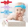 Soft and Elastic Bow Cotton Headband for Newborns and Infants (Pack of 10) - Multicolor