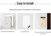 Wireless Self-Powered Gold Doorbell with EU/US Standard Call Button – No Battery Needed
