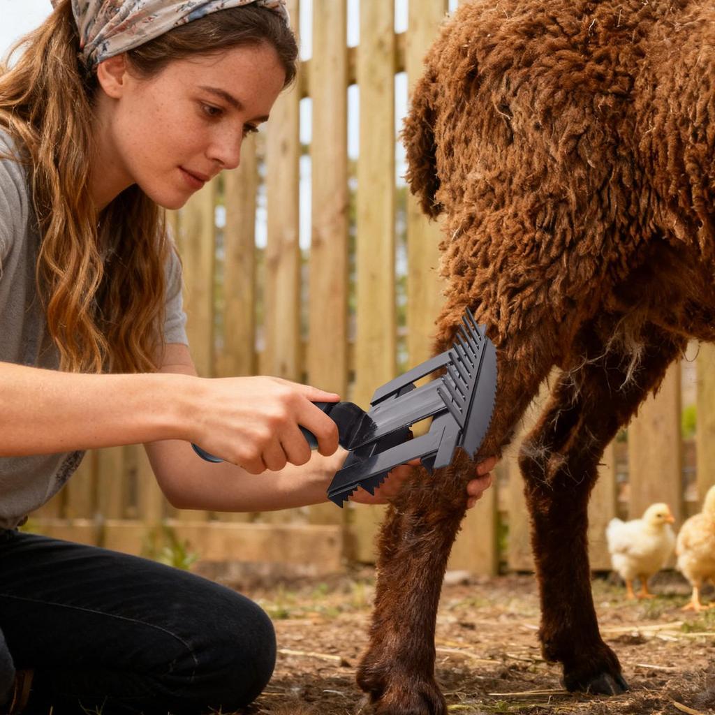 Horse Brushes For Grooming Livestock Shedding Comb Equine Detangling Brush For Pet Cattle Horse Goat Sheep Stable Farm Outdoor