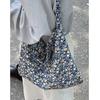 New Style Retro Floral Canvas Bag Zhang Ruonan Same Small Flower Cloth Single Shoulder Cross-slung Tote Women's