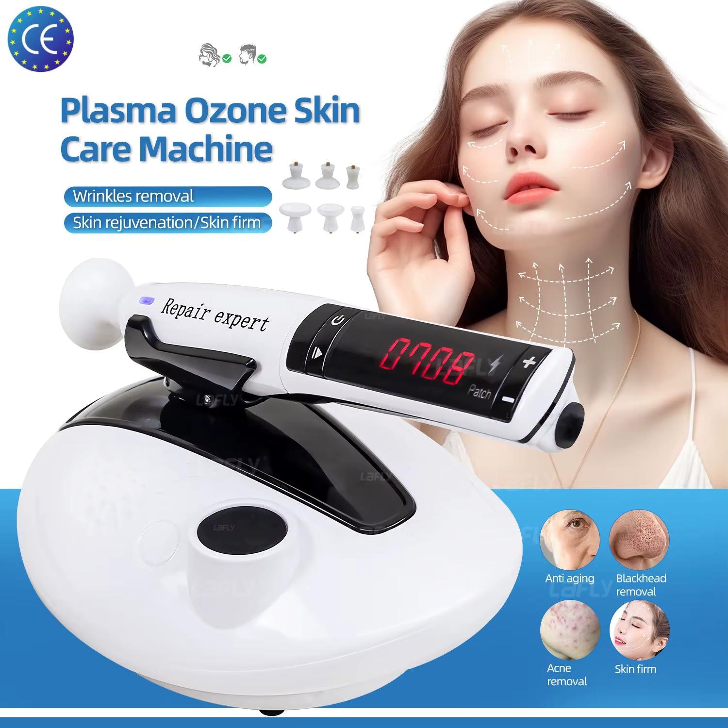 ProOzone Plasma Pen Salon & Home Use | Skin Rejuvenation, Acne Scar Treatment, Face Lift Tightening Beauty Machine bianco