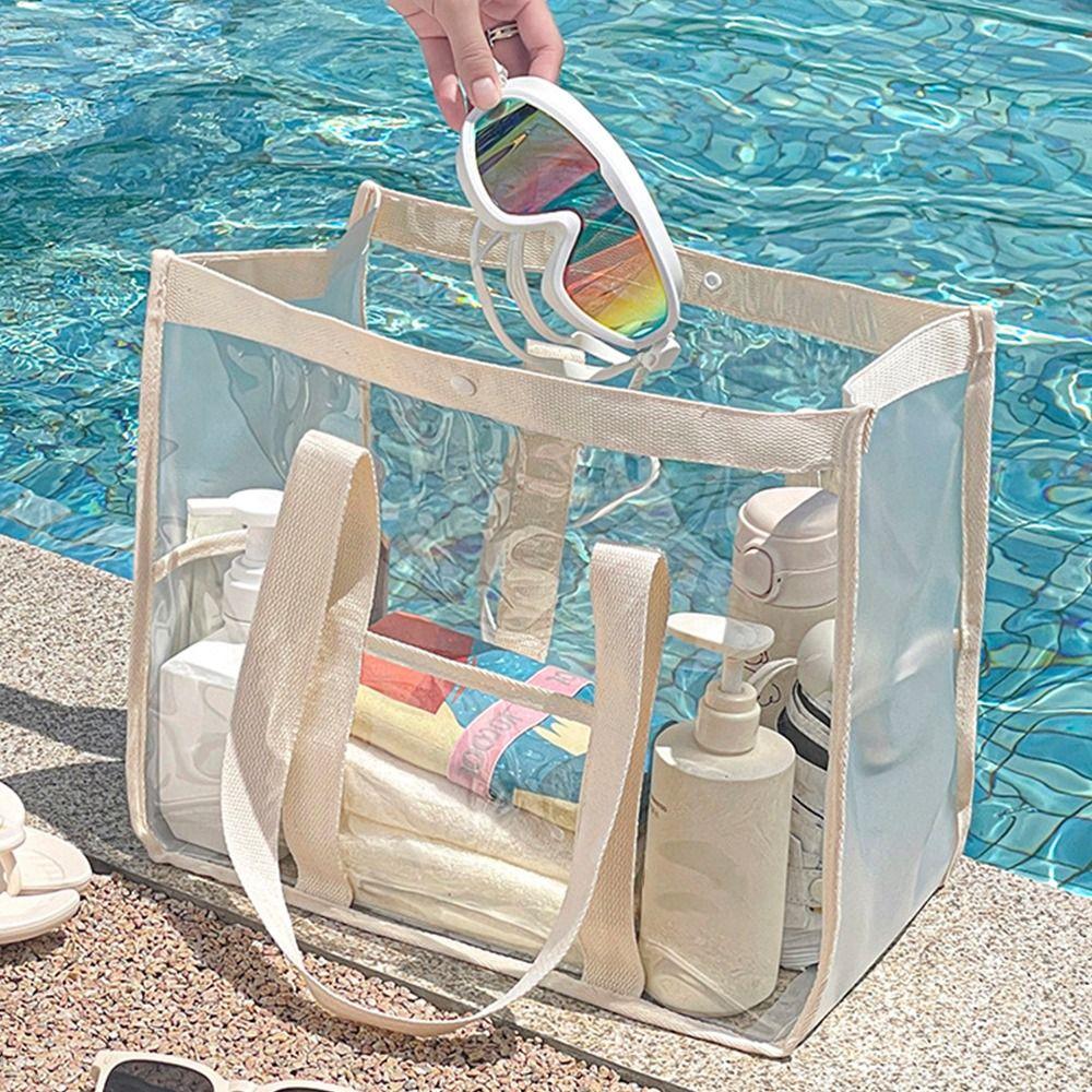 Bolsa de praia de natação de PVC Bolsa de higiene pessoal à prova d'água Nova bolsa de armazenamento de roupas de viagem