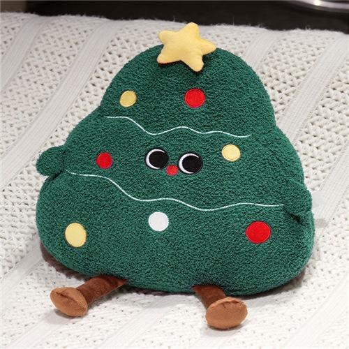 Santa Claus Doll Plush Elk Doll Christmas Tree Pillow Girl Children Christmas