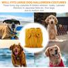 Lion Mane for Dog Costumes Realistic Funny Lion Wig for Medium Large Sized Dogs Halloween Pet Costume (Large, Light Brown)