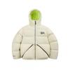Embroidered Hooded Puffer Jacket Winter Streetwear Loose Fit Couple Coat