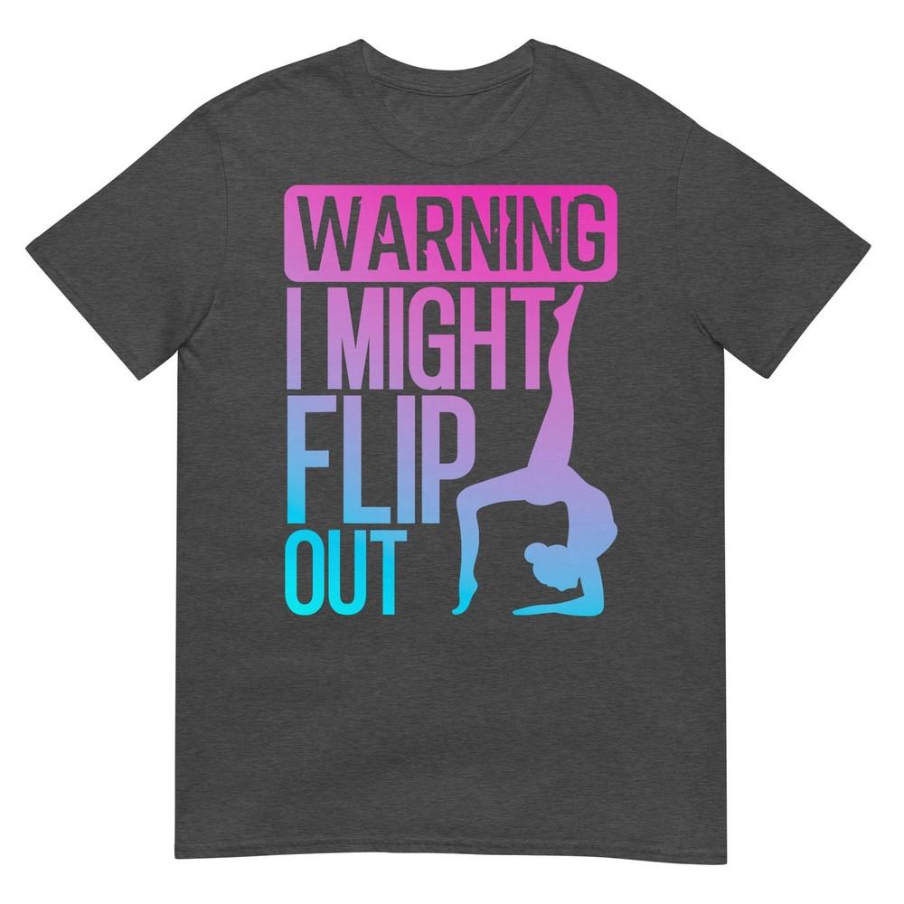 Cute Gymnastics Art For Girls Kids Unisex Tumbling Gymnast TShirt