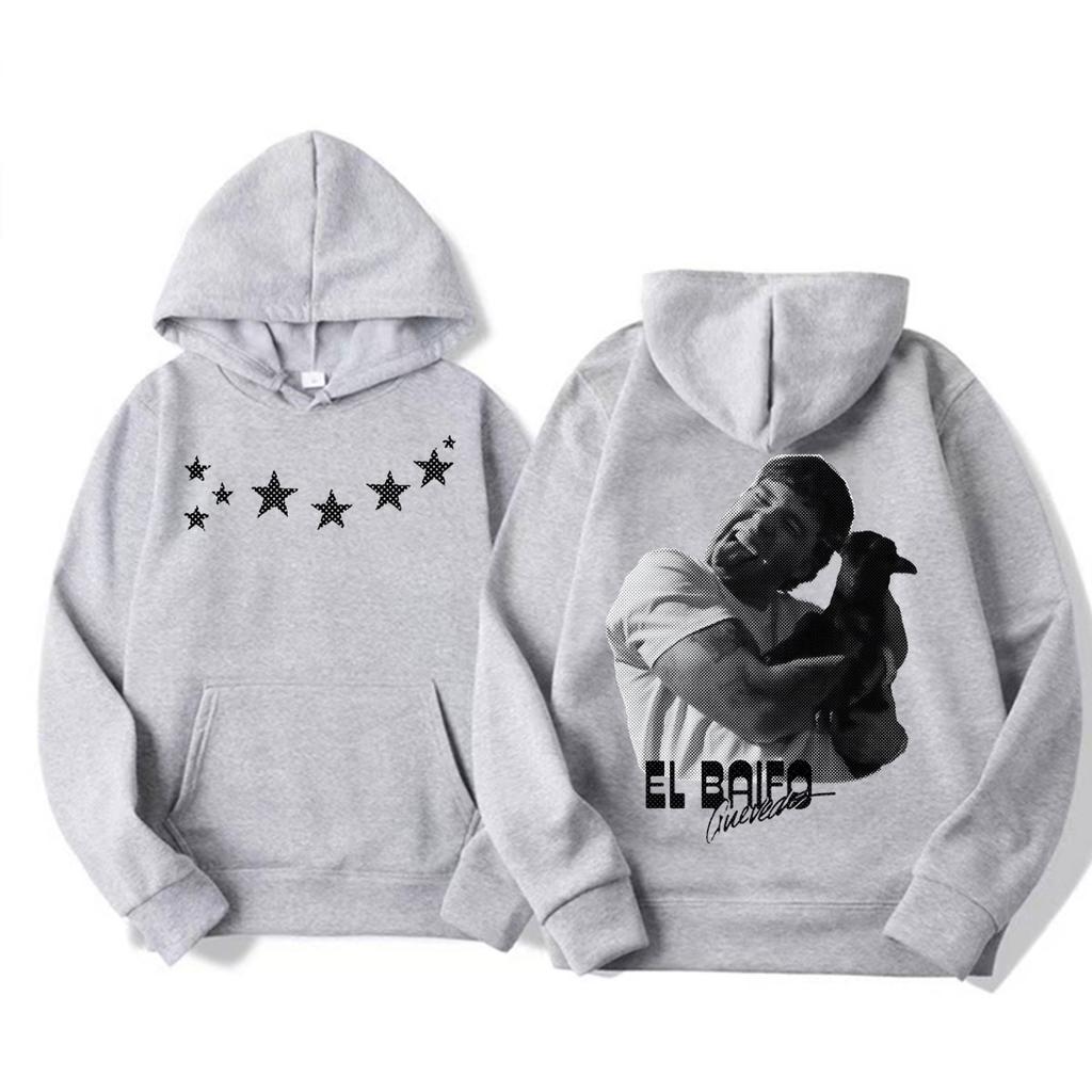 Rapper Quevedo EL BAIFO Grafik-Hoodies Herren Damen Mode Hip Hop Streetwear Sweatshirt Lässig Fleece Langarm