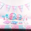 Baby Gender Reveal Party Decoration Boy Or Girl Disposable Tableware Pink Blue