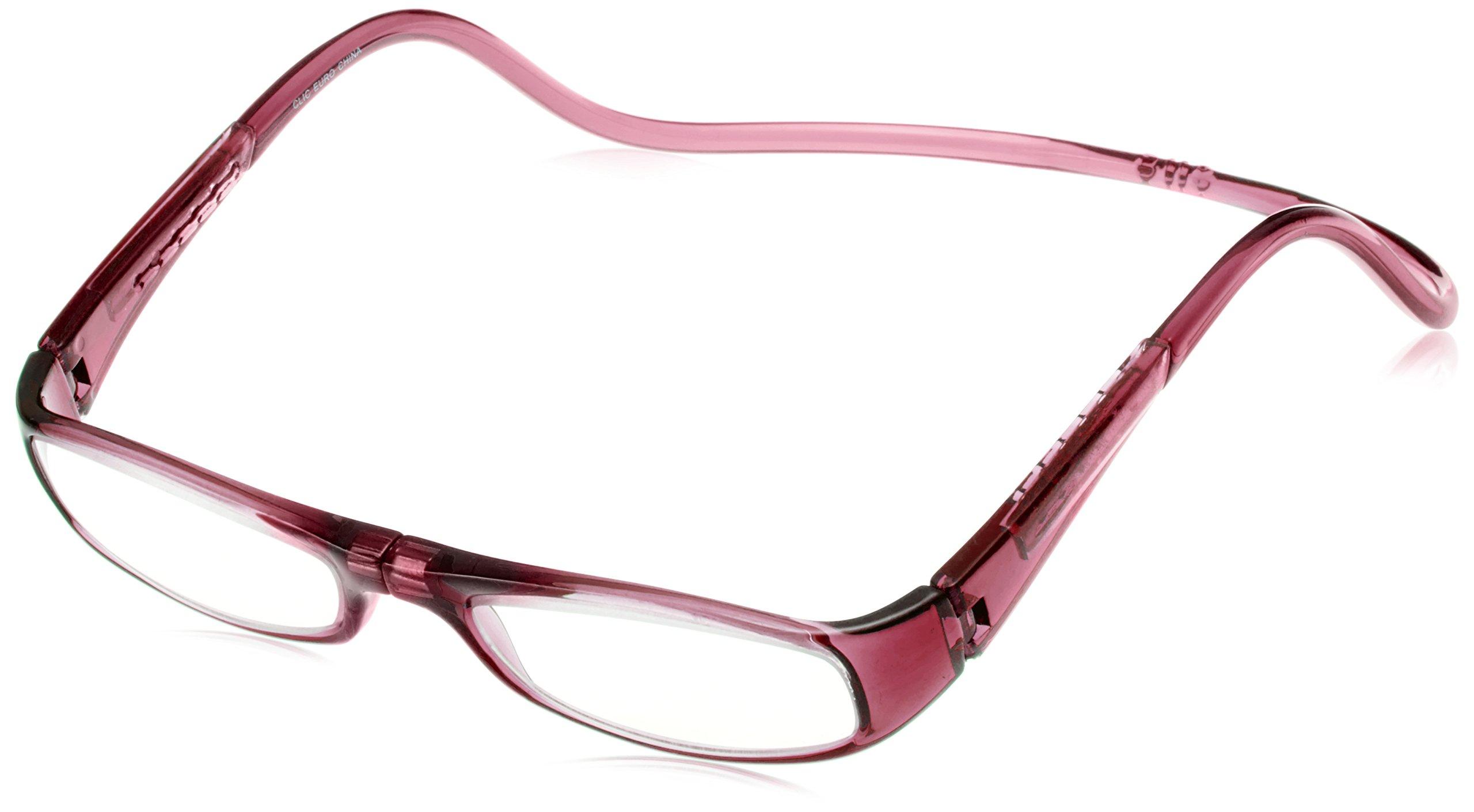 

Очки для чтения Euro Bordeaux Presbyopia (Читатели Clic)Нажмите +3.50