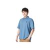 Timberland Solid Color Logo Casual Short Sleeve Polo Shirt Men Tops Blue A27AFDJ5
