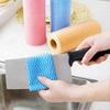 50Pcs/Roll Disposable Dishcloth Kitchen Bathroom Cleaning Washing Cloth Rag