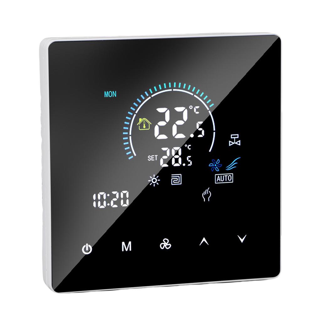 Zentralheizungsthermostat IP20 Farbdisplay 5 bis 60 Grad Celsius Einstellbarer Programmierbarer Thermostat