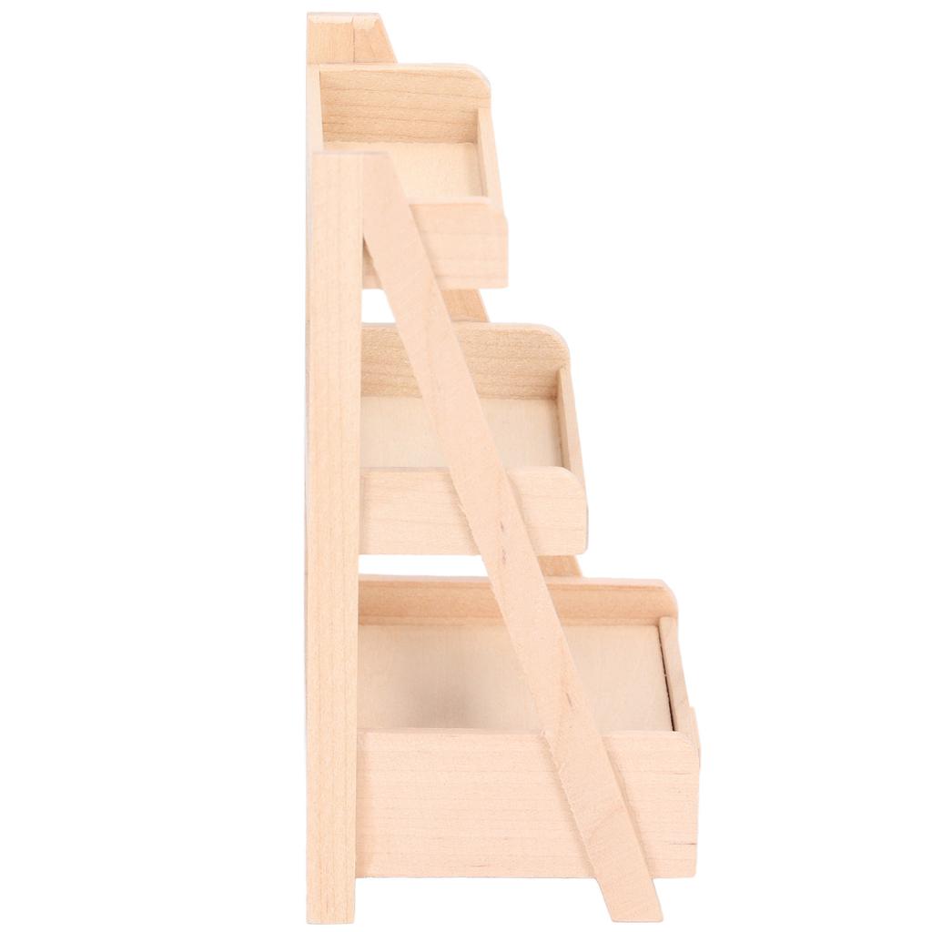 Puppenhaus Holz Blumenständer 1:12 Simulationslebensszene Lebendig Zart Dreischichtiges Design