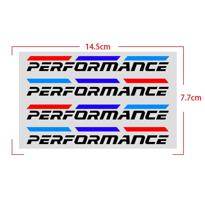4pcs Car Door Handle Sticker Performance Auto Badge Body Decal for BMW M3 M5 M6 X1 X3 X5 E34 E39 E36 E60 E90 E46 F30 Car Goods