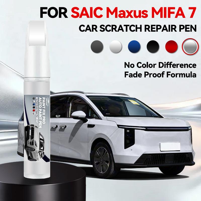 

Hot Car Dedicated Paint Repair Pen Touch Up Scratch Remover DIY Auto Accessories For SAIC Maxus MIFA 7/9 Metal Black White Emera срібний