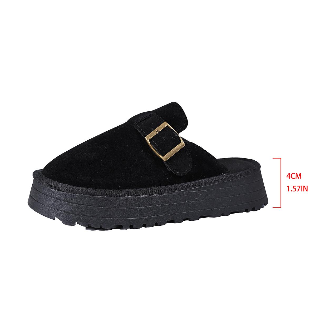 

Birkenstock Напівкапці М які Шкіряні Капці 22 Нові Пласкі Капці Ретро Капці з Відкритим Носком 41 чорний