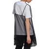 adidas X Bangkok Women's Dry Clean Lace T-Shirt White Black Women H59017